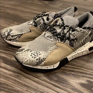 Snakeskin Tennis Shoes